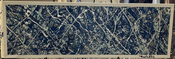 Blue Monday 12"x 36"